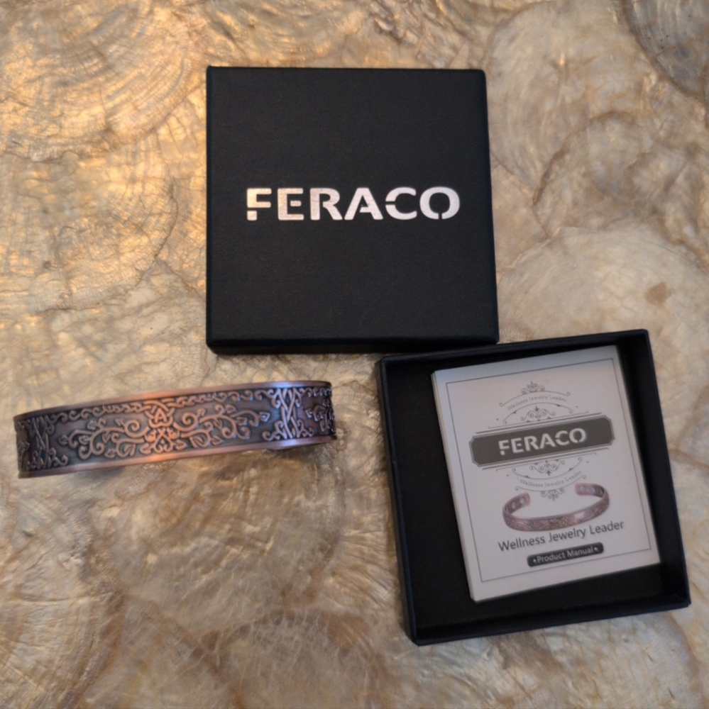 Feraco Copper Cuff Bracelet